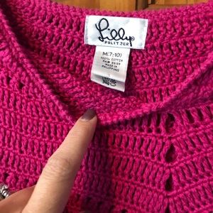 Lilly Pulitzer girls cape (size 7-8yrs)